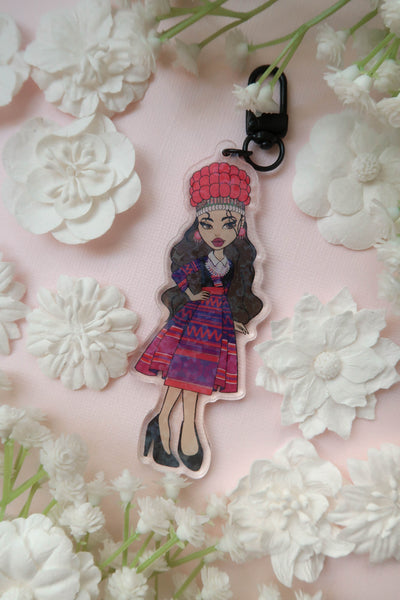 Y2K Hmong Girl Acrylic Keychains