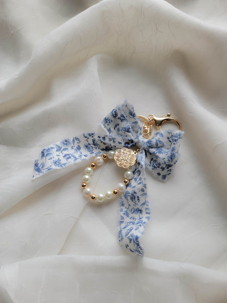 Vintage Blue Bag Charm