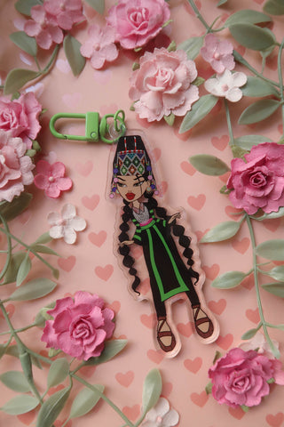 Y2K Hmong Girl - Xee (Green Stripe)