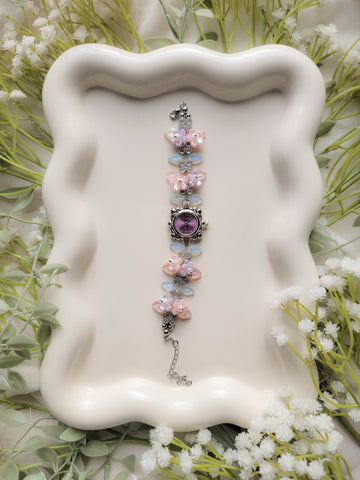 Lavender Blossoms Time Piece