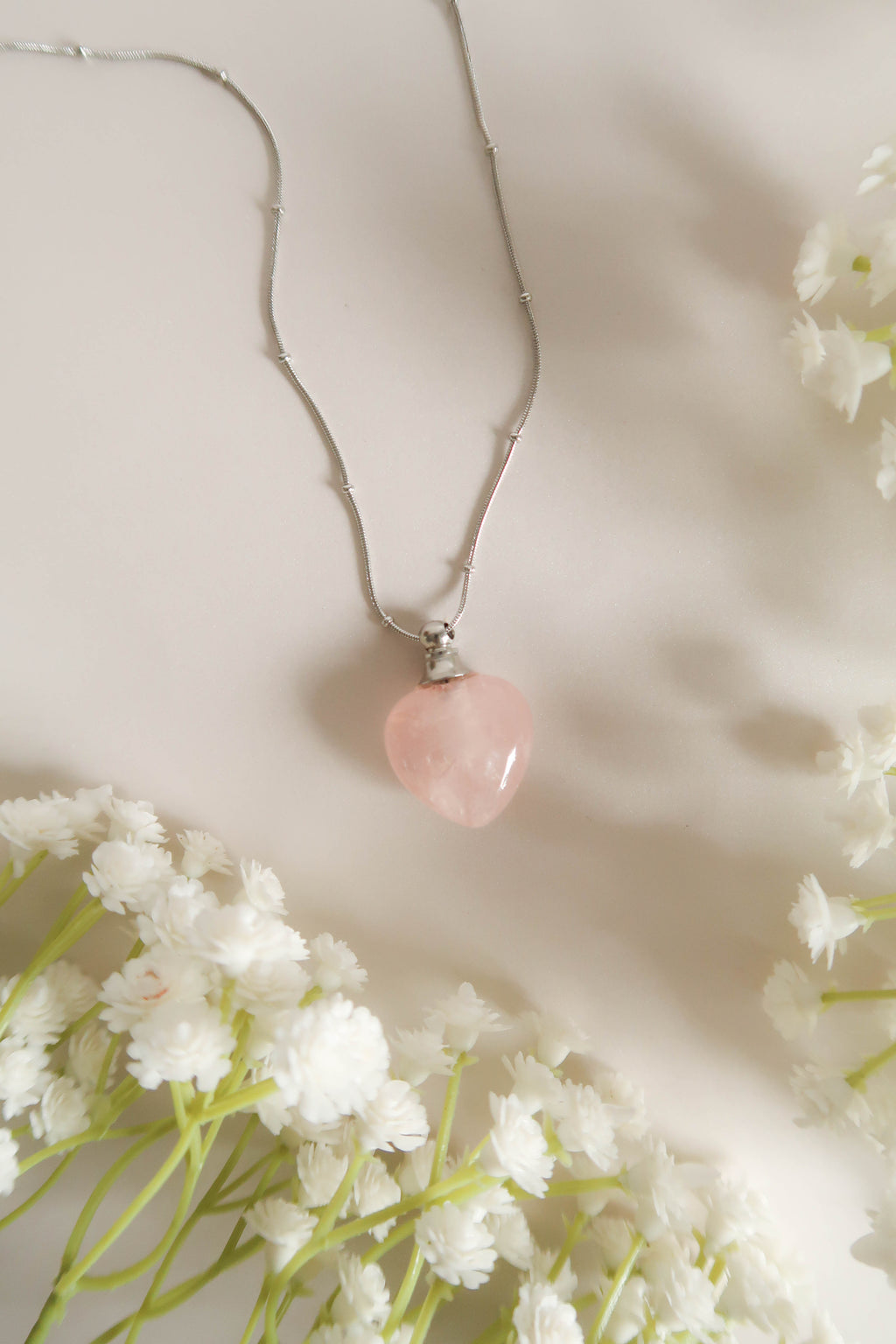 Simple Perfume Locket (Silver)