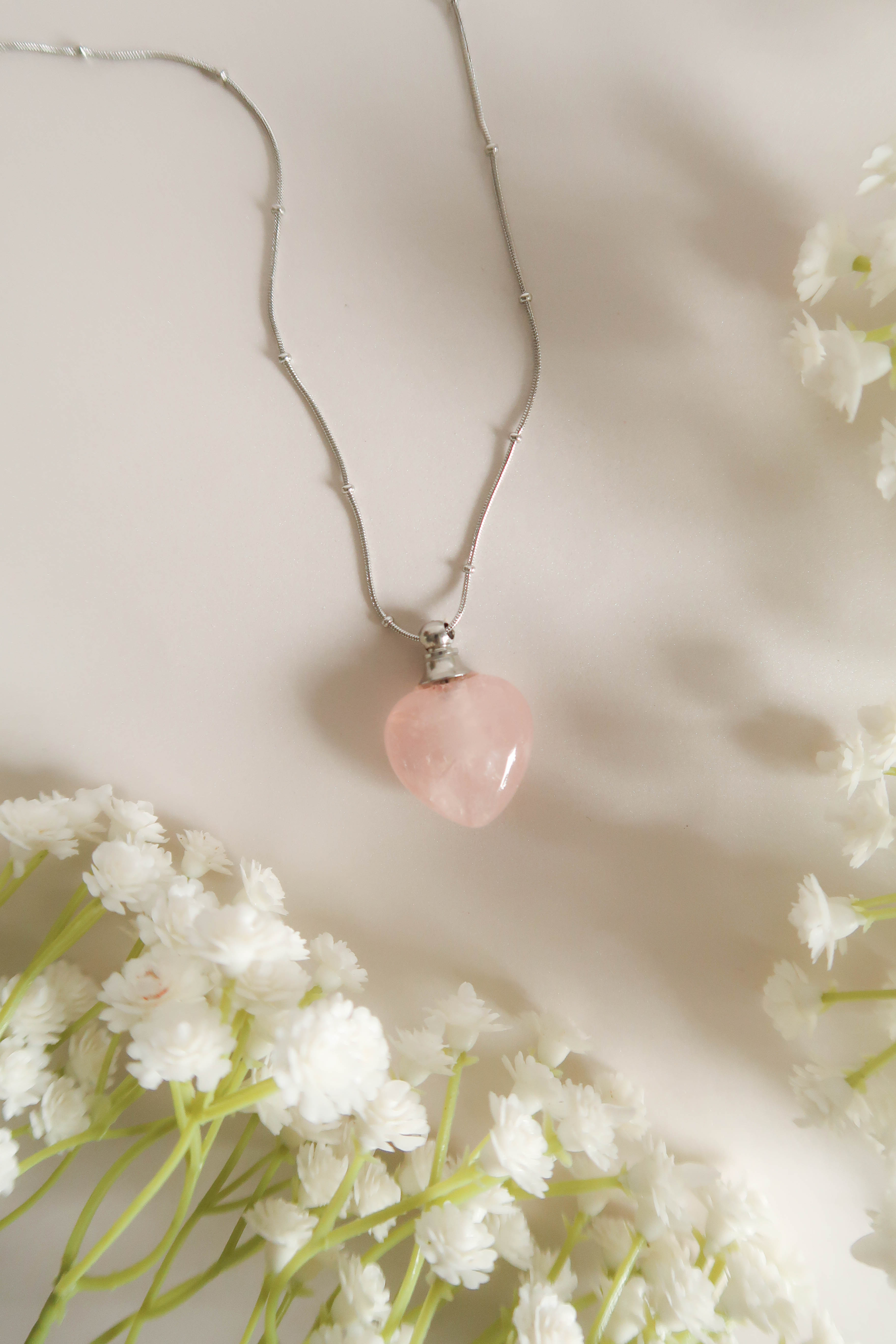 Simple Perfume Locket (Silver)