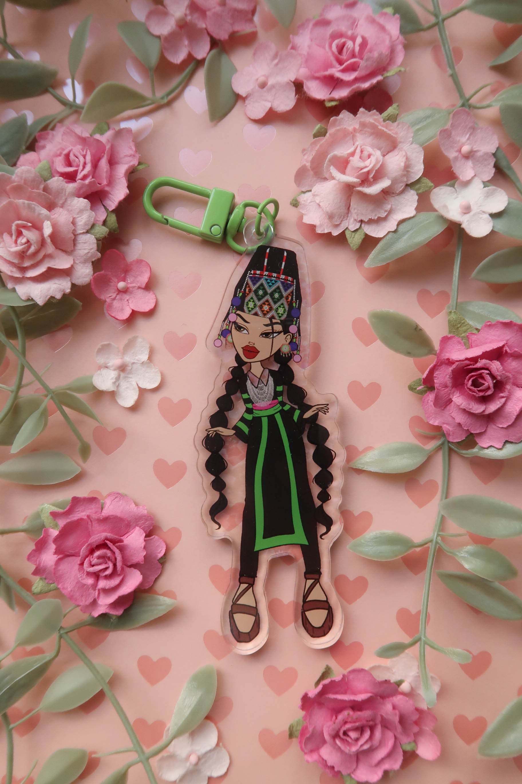 Y2K Hmong Girl Acrylic Keychain