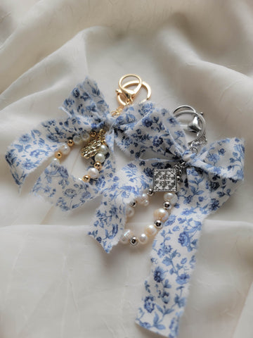 Vintage Blue Bag Charm