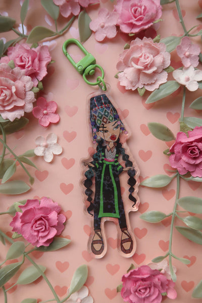 Y2K Hmong Girl Acrylic Keychains