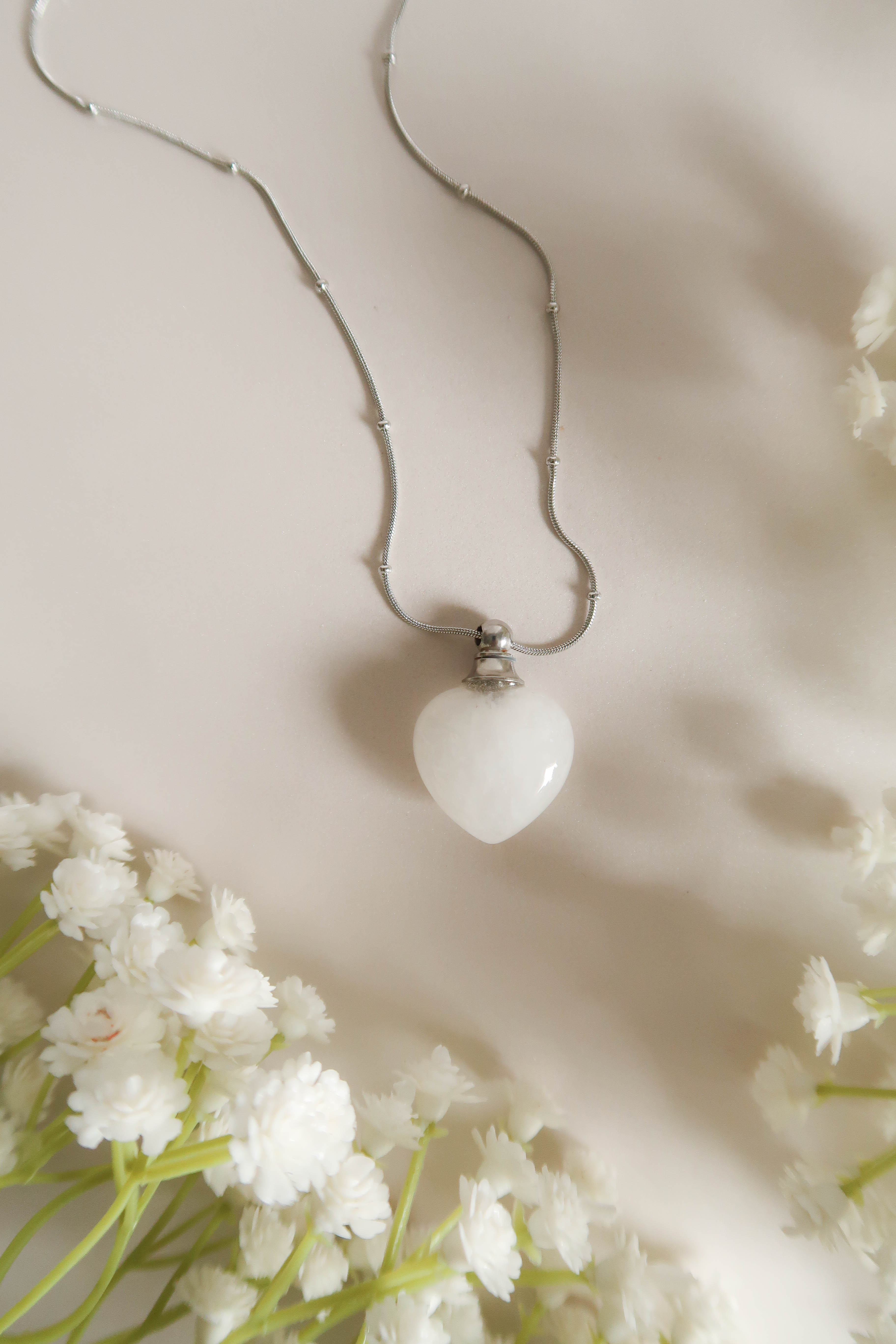 Simple Perfume Locket (Silver)