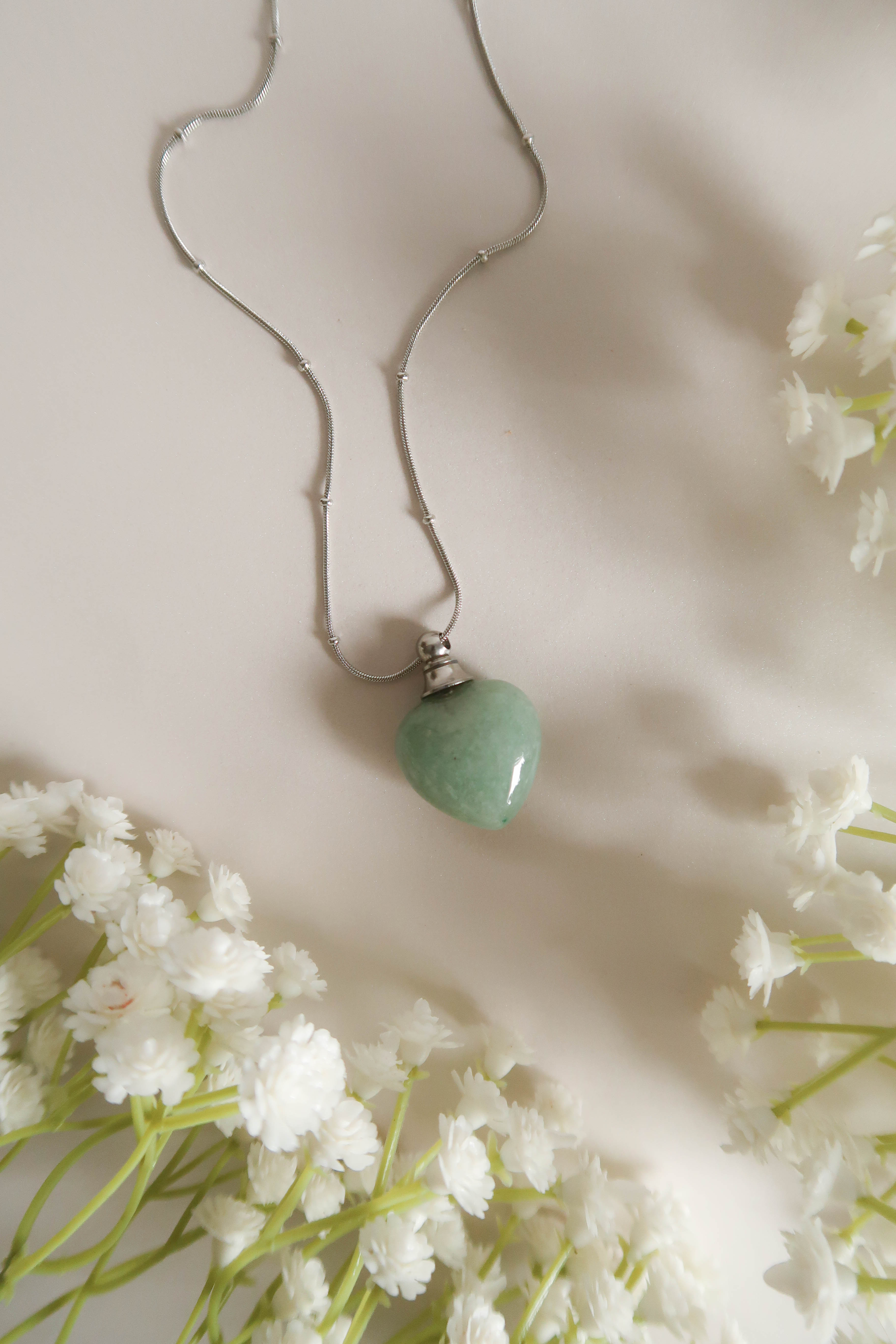 Simple Perfume Locket (Silver)