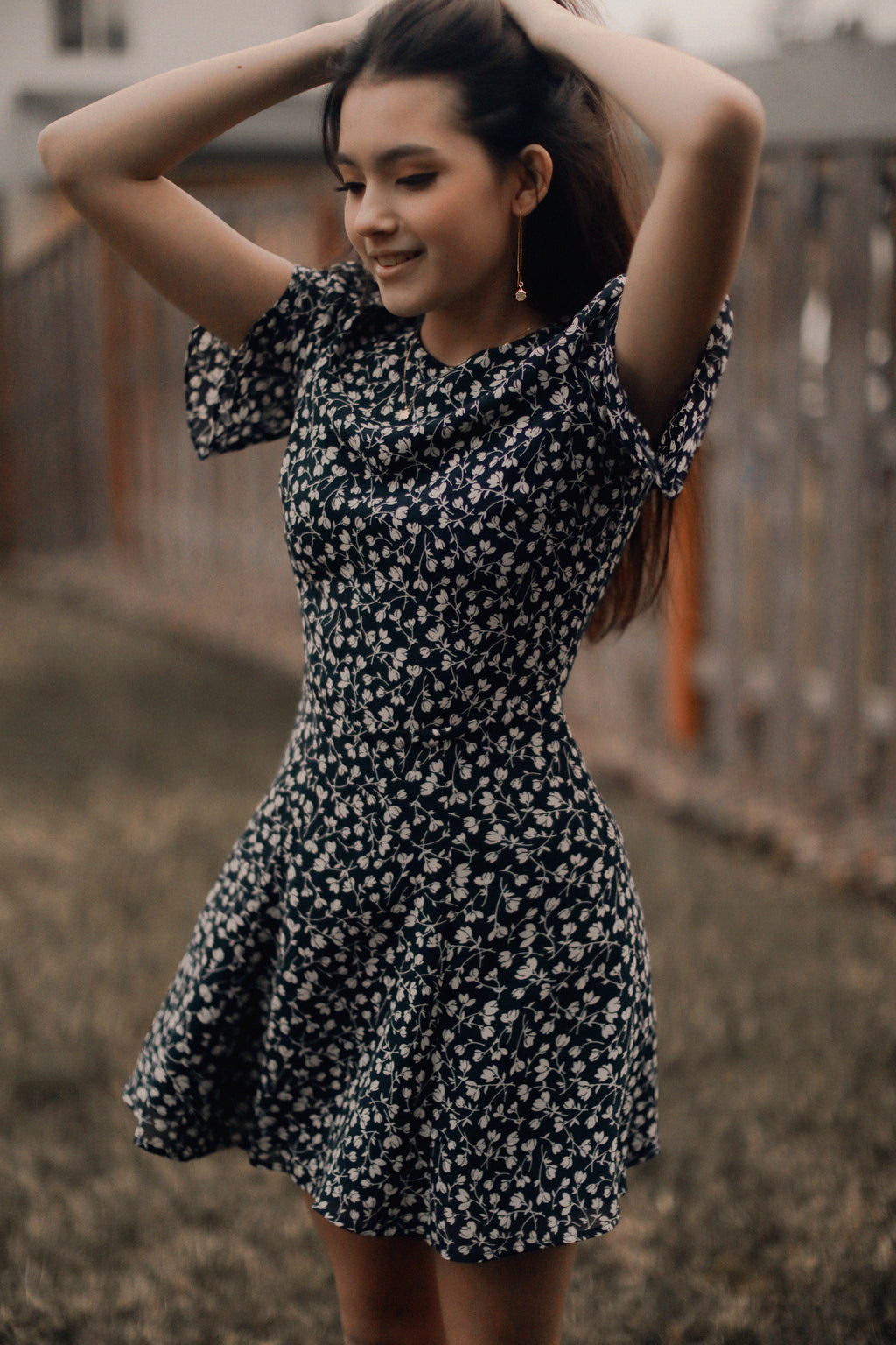 Dainty RYR Thread Through Earrings