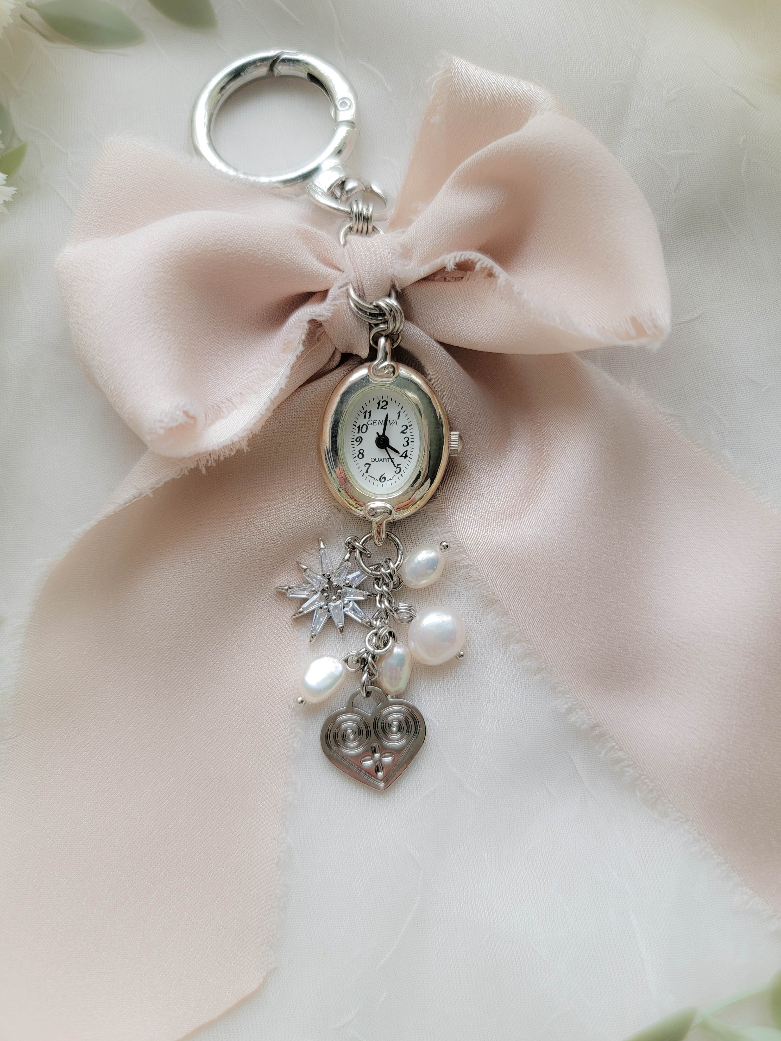 Beige & Pearls - Timekeeper Bag Charm