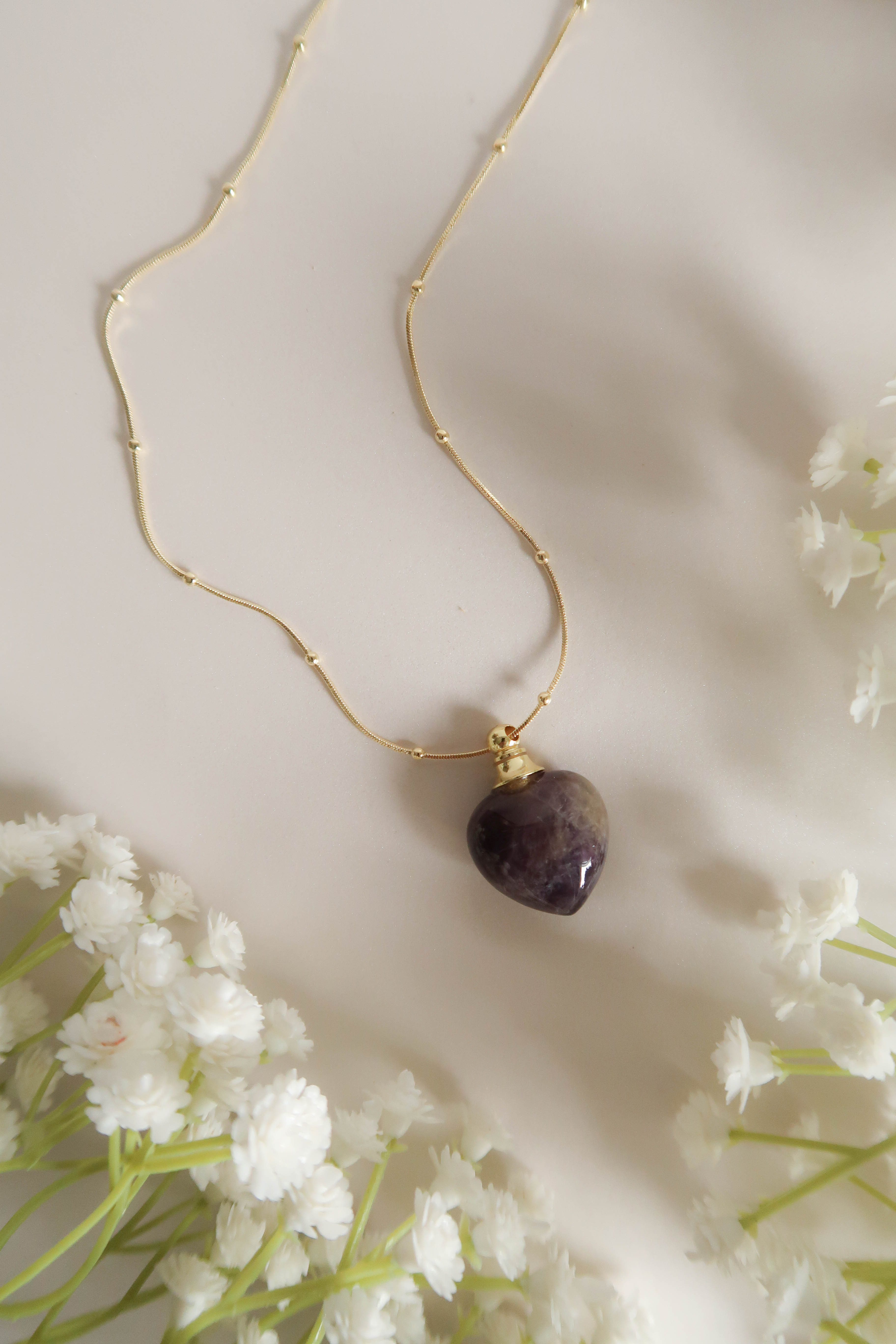 Simple Perfume Locket (Gold)