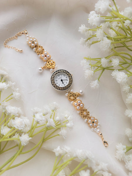 Gold & Ivory Time piece