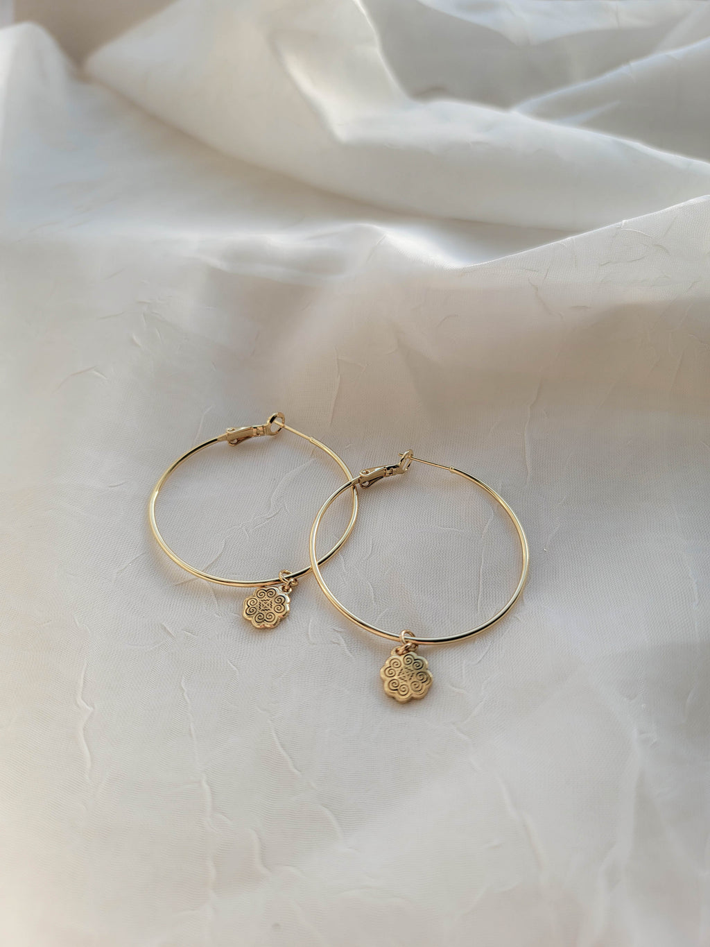 Remember Your Roots Hoops Dainty Charm