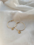 Remember Your Roots Hoops Dainty Charm