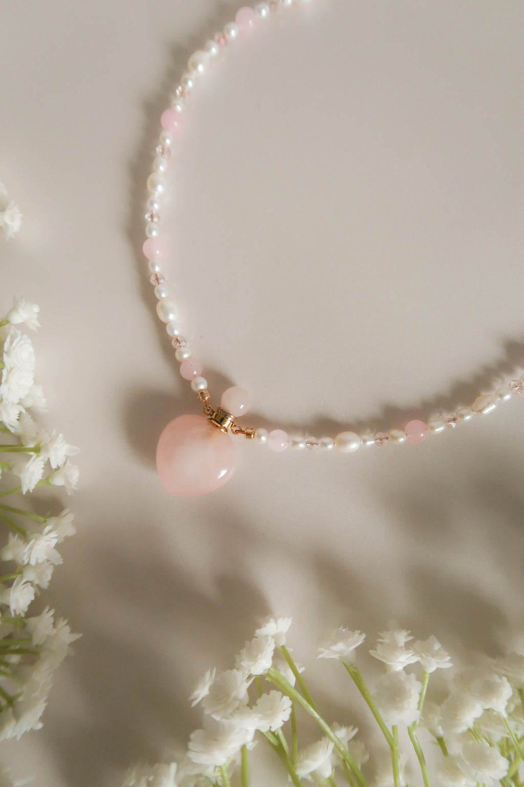 Blush & Pearls Perfume Locket