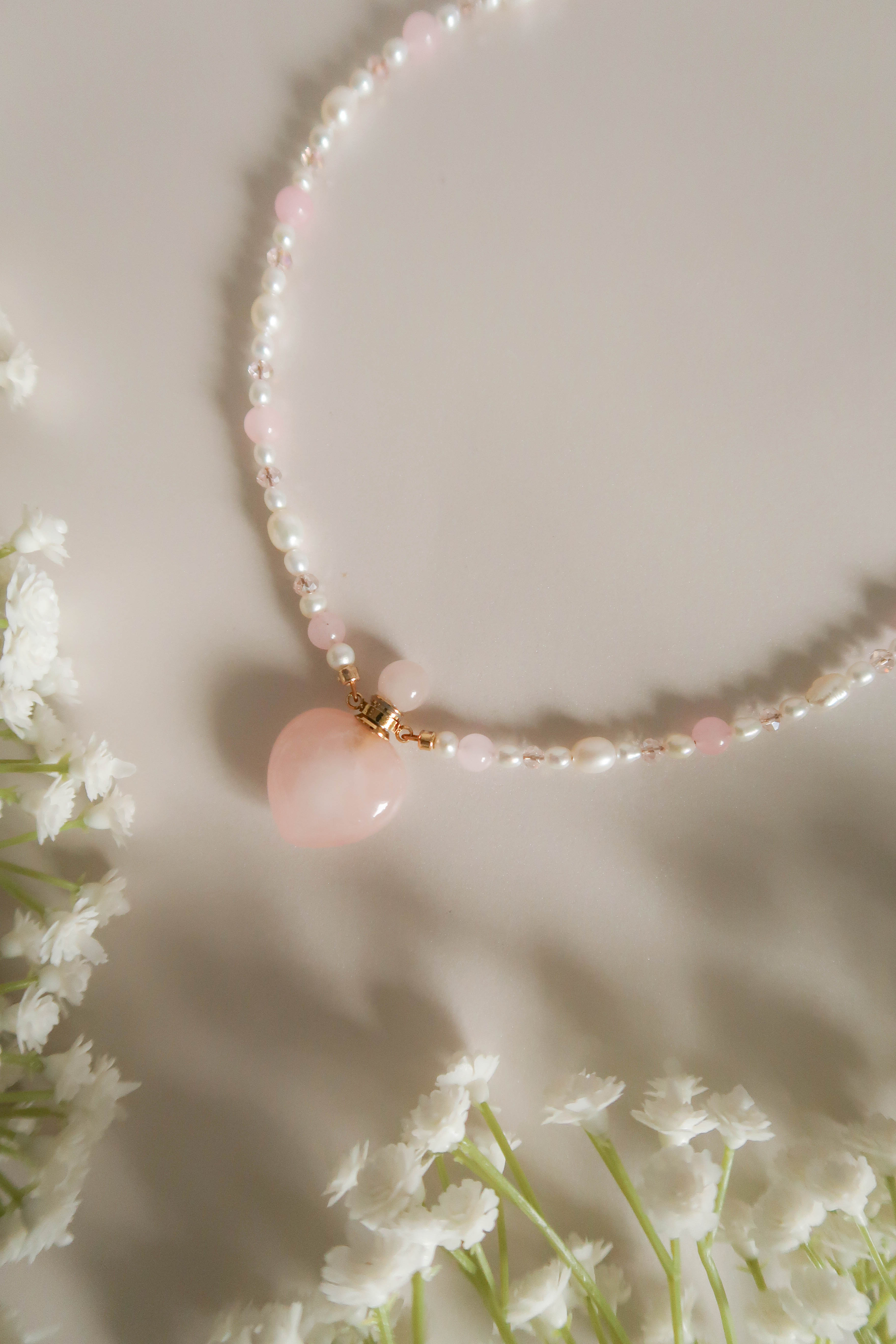 Blush & Pearls Perfume Locket