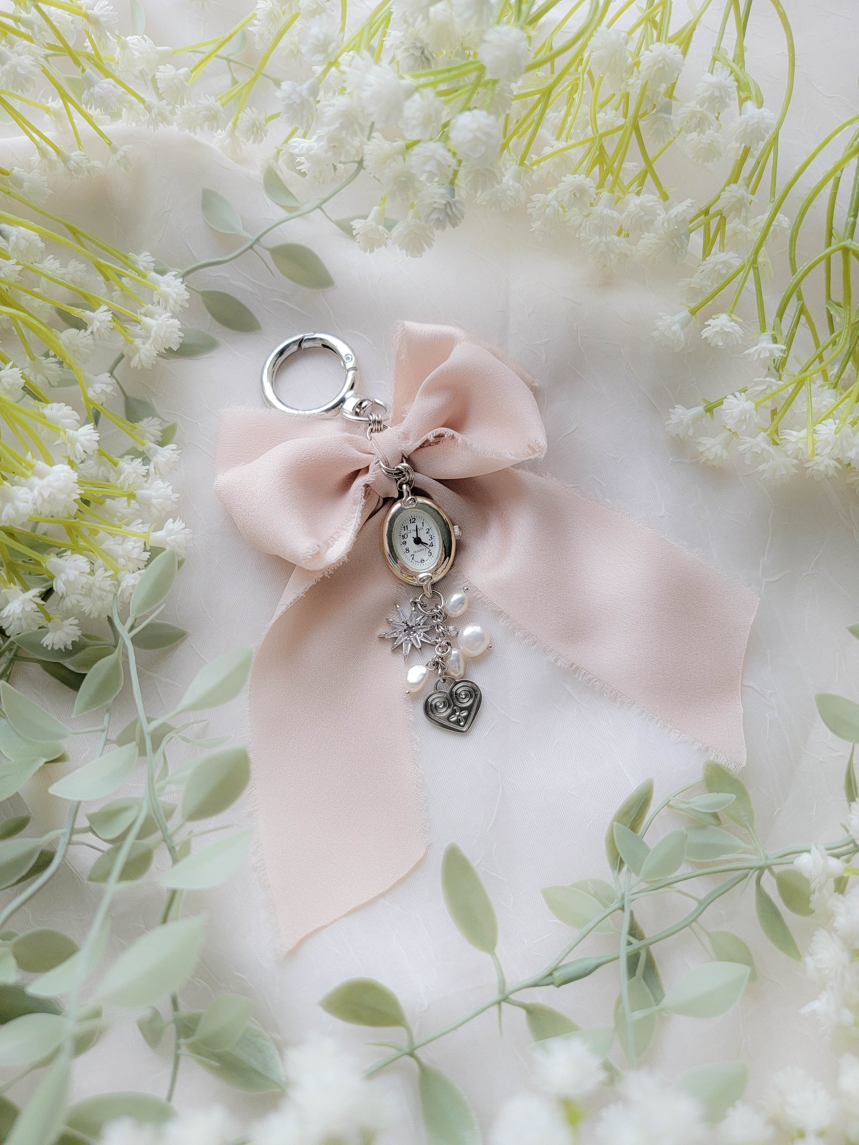 Beige & Pearls - Timekeeper Bag Charm
