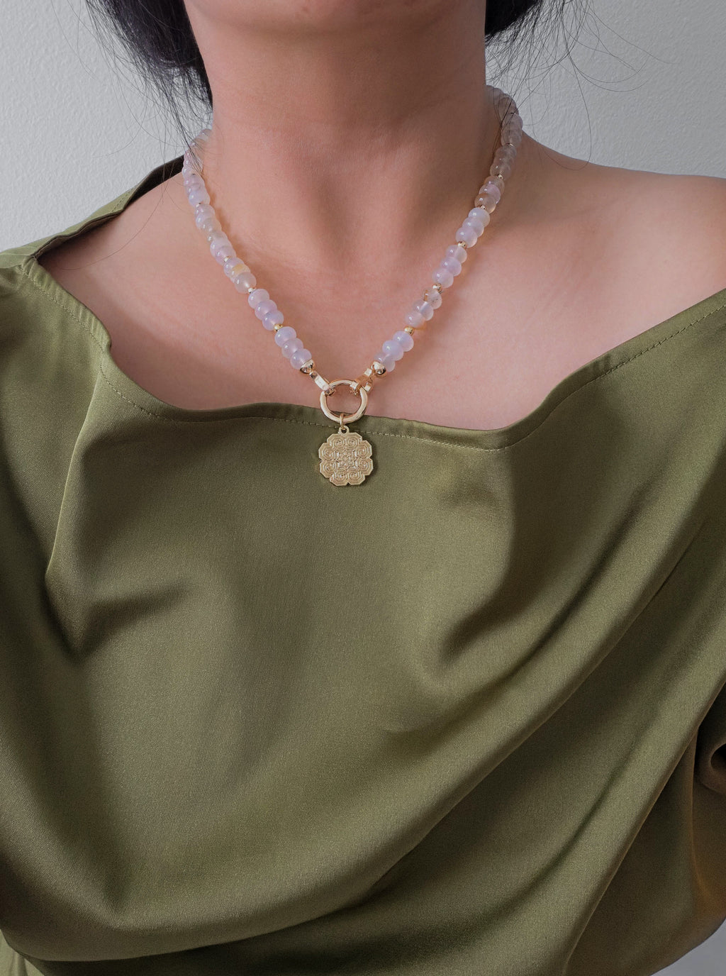 Semi-Precious Stone Beaded Necklace