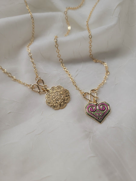 W connector Necklace